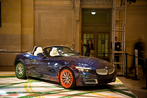 One of the BMW's from the BMW Art Car Project