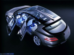 A Mercedes concept car